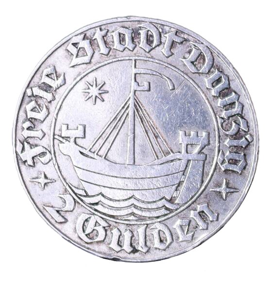 DANZIG 2 Gulden 1932