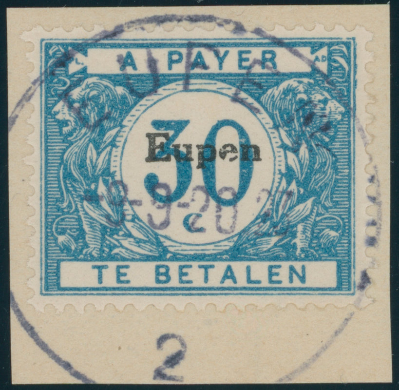 EUPEN PORTO 1920 MiNr. P 4 AF I