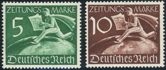 Deutsches Reich 1939 MiNr. Z 738-739