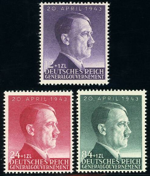 GG 1943 MiNr. 101-103