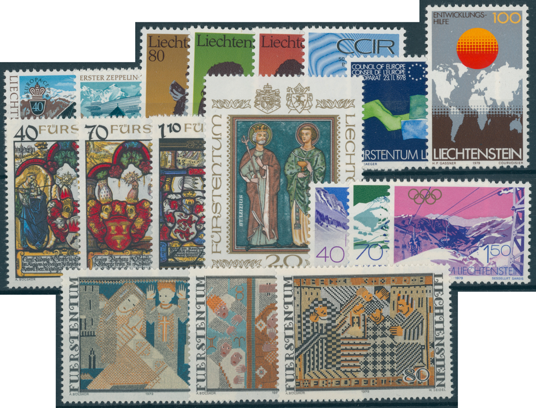 LIECHTENSTEIN Jahrgang 1979 komplett