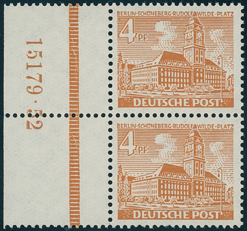 BERLIN 1949 MiNr. 43 HAN "15179.52" BERLIN 1949 MiNr. 43 HAN "15179.52"