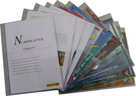 NUMISBLÄTTER der Deutschen Post Jahrgang 2021 komplett