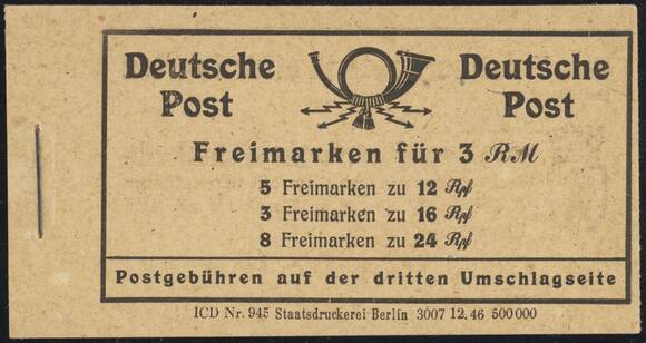 ALL.BES Markenheftchen MH 50 RLV XXXIV ALL.BES Markenheftchen MH 50 RLV XXXIV