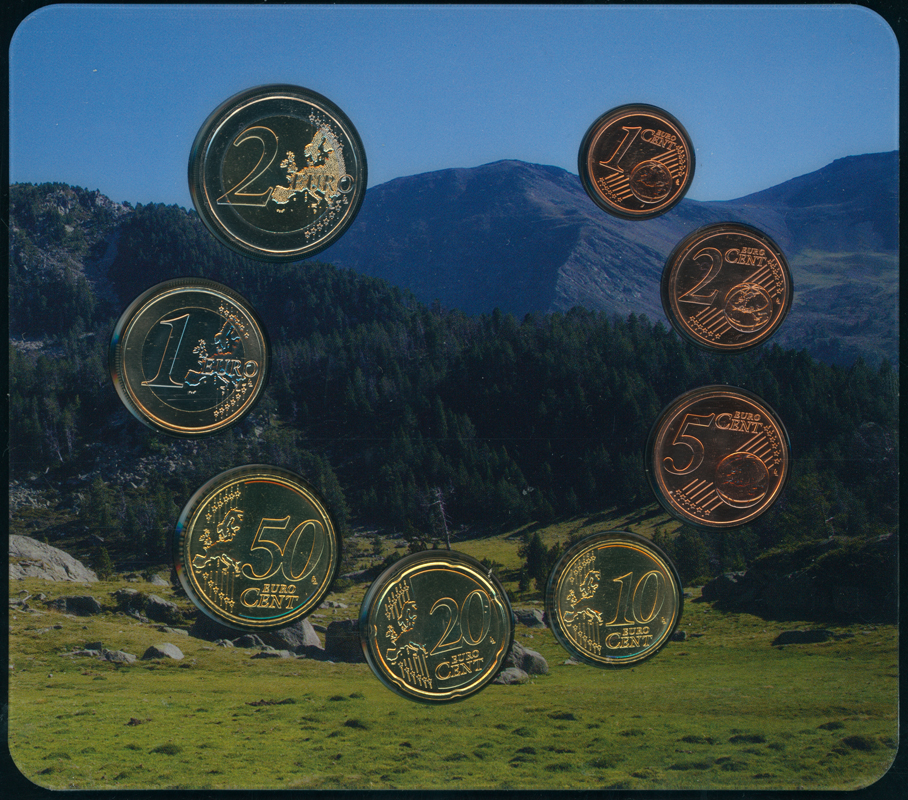 ANDORRA 2017 offizieller Kursmünzensatz