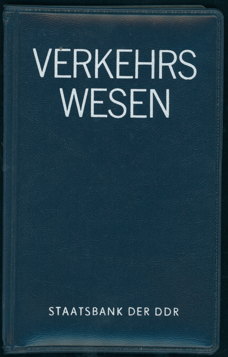DDR 1988 Münztasche Verkehrswesen
