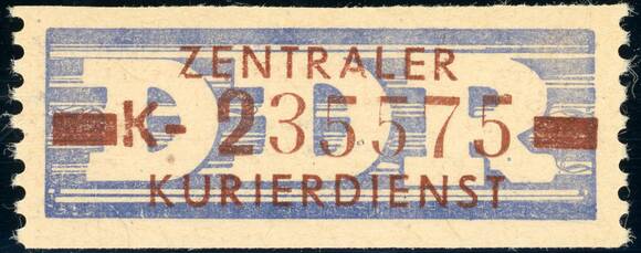 DDR-Dienst MiNr. B 20 K N