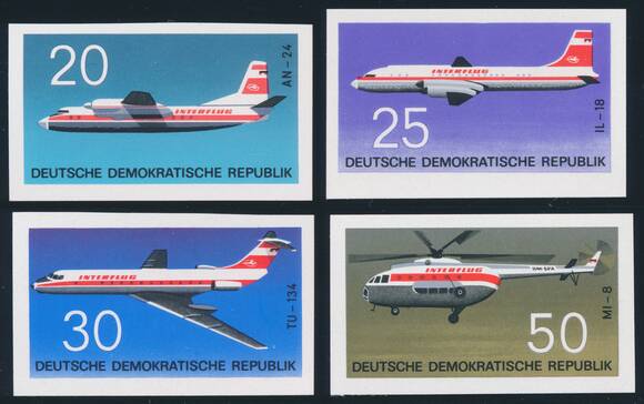DDR 1969 MiNr. 1524-1527 PH Endphasendrucke