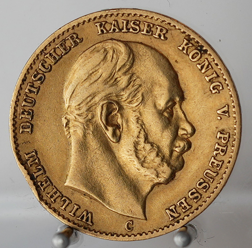 PREUSSEN 10 Mark Gold 1873 C Jaeger 242