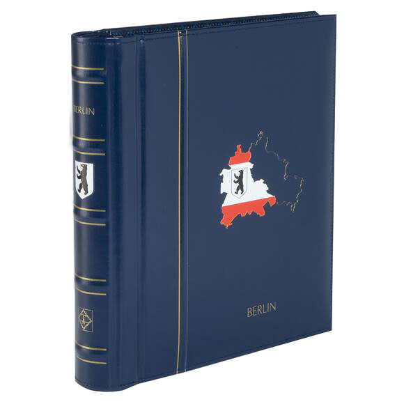 LEUCHTTURM SF-Vordruckalbum PERFECT DP, im Classic Design 'BERLIN 1948-1990', blau
