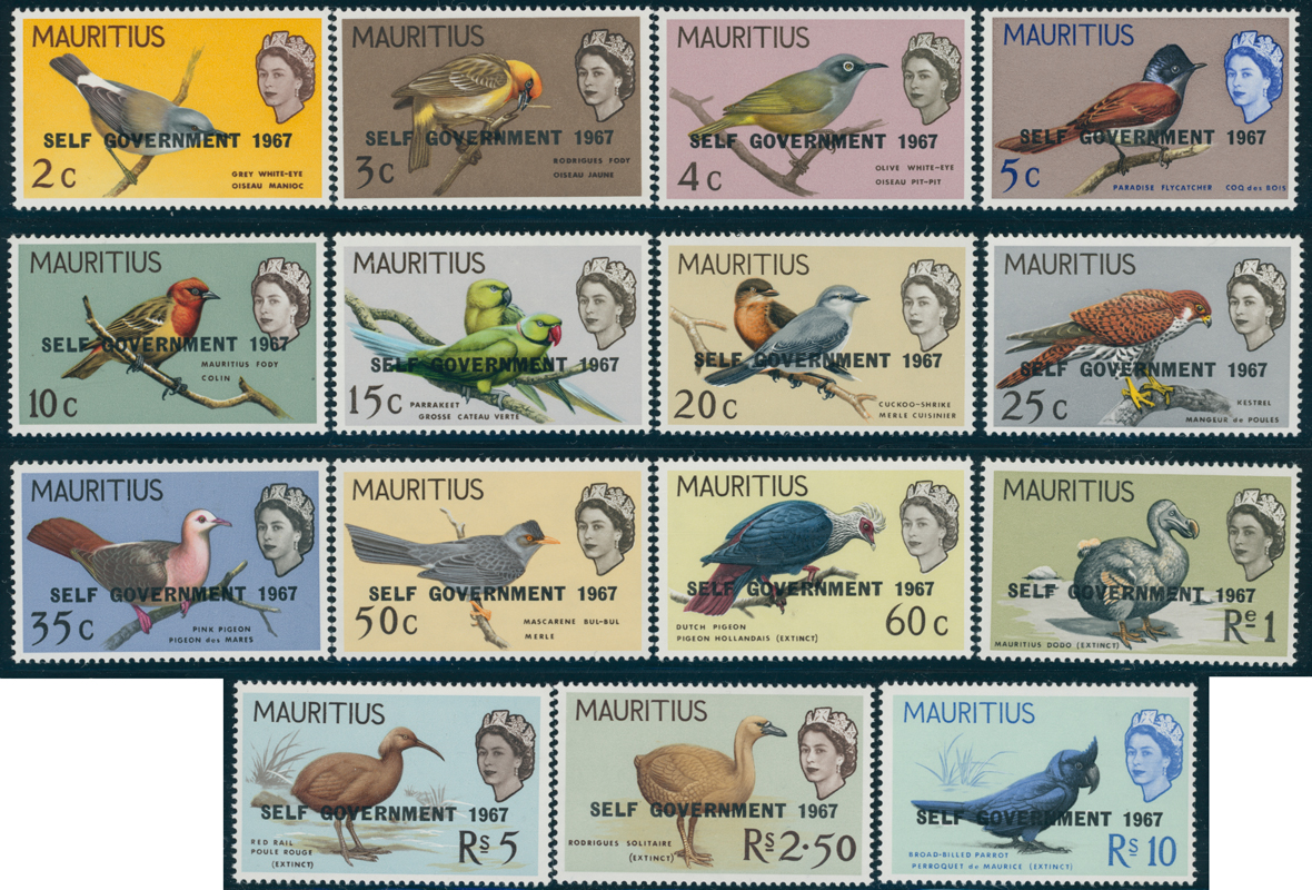 Mauritius 1967 MiNr. 298-312