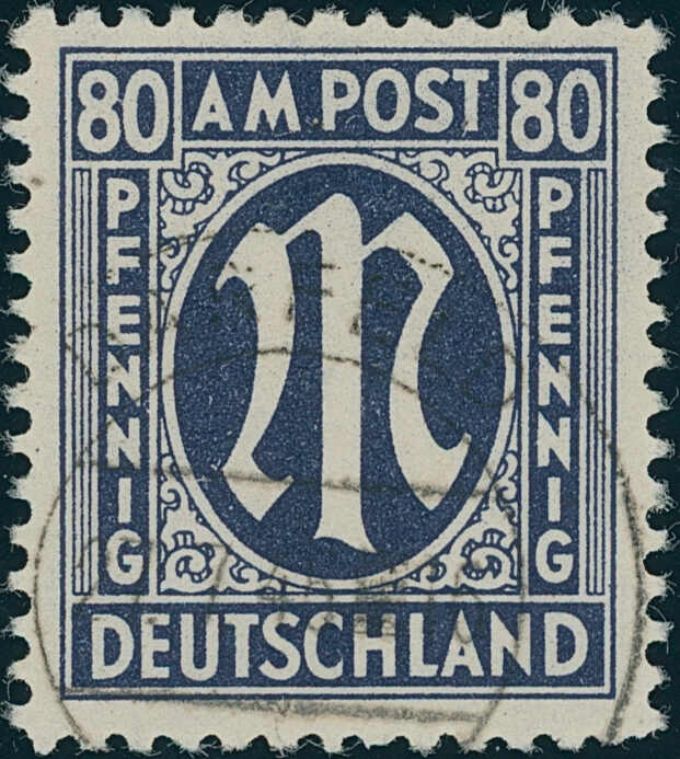 BIZONE, AM-POST, MiNr. 34 a B z