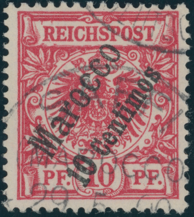 DP MAROKKO 1899 MiNr. 3 d