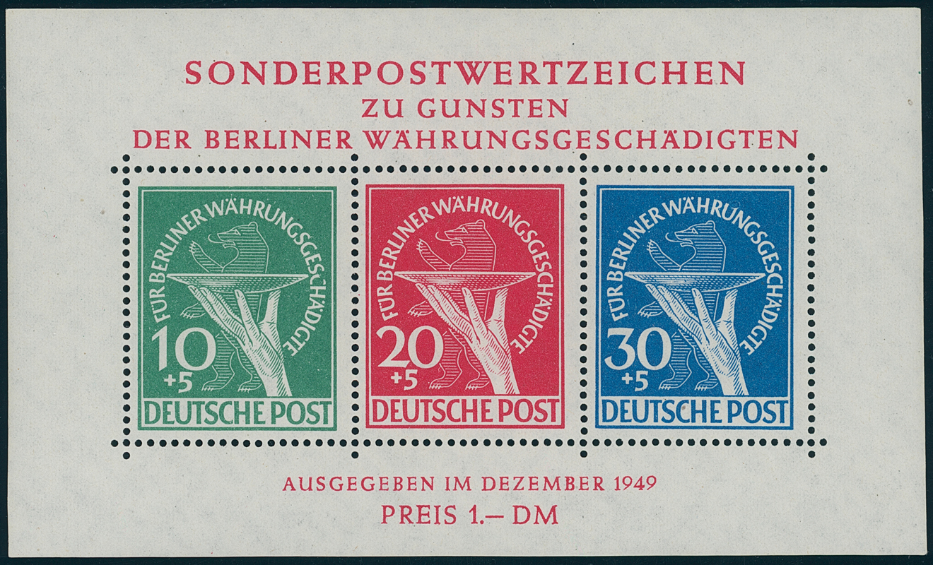 BERLIN 1949 Block 1 II BERLIN 1949 Block 1 II