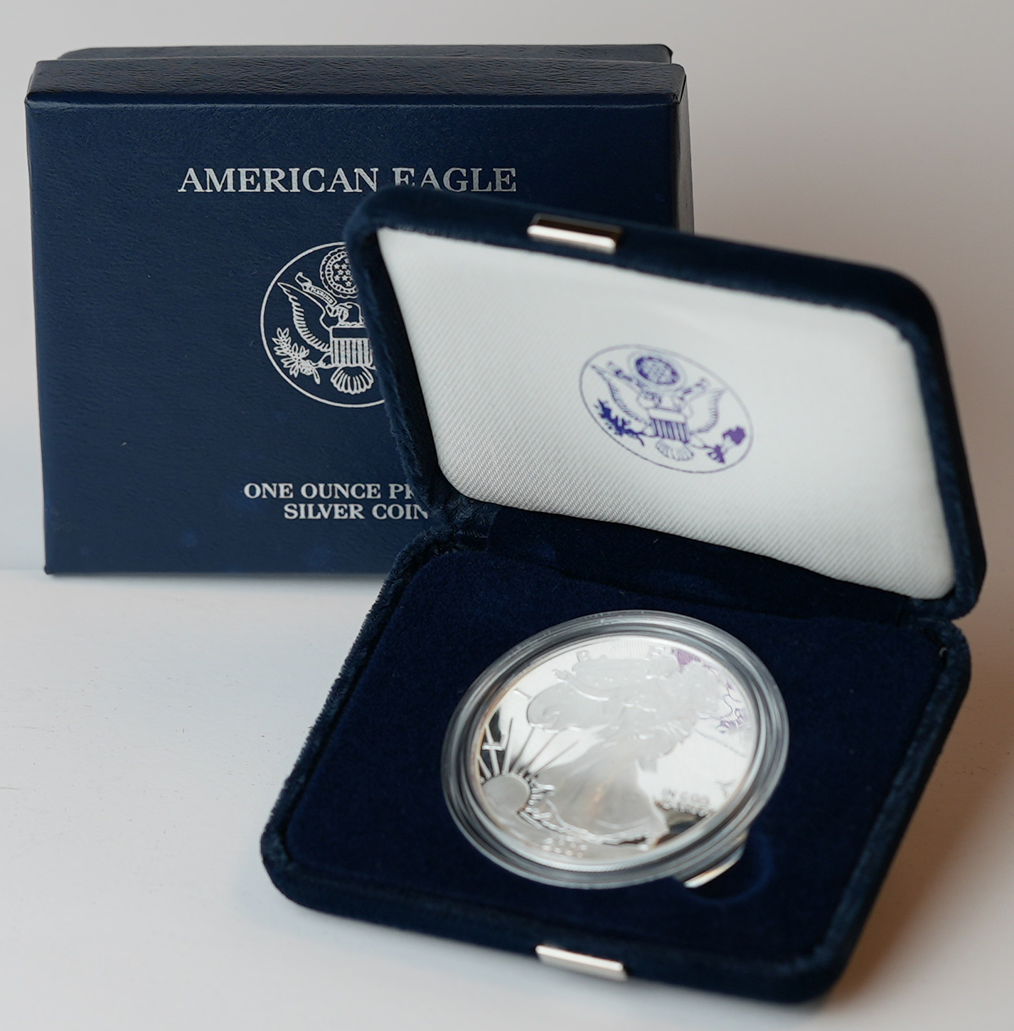USA 1 Dollar American Eagle 2007 W Polierte Platte in OVP