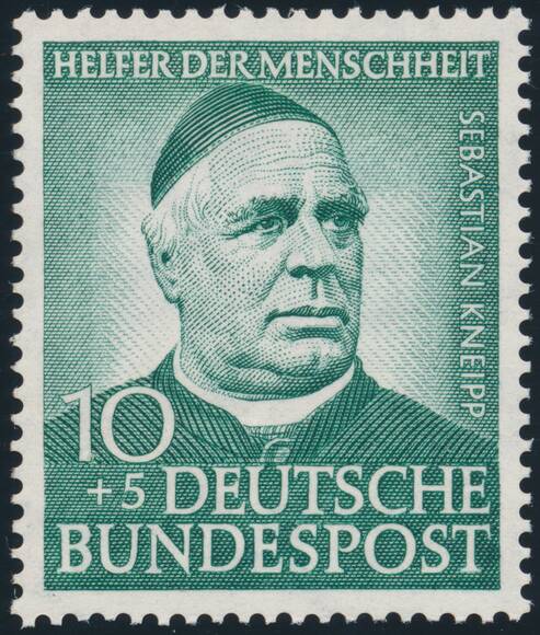 BRD 1953 MiNr. 174 Y Wasserzeichen nach links liegend