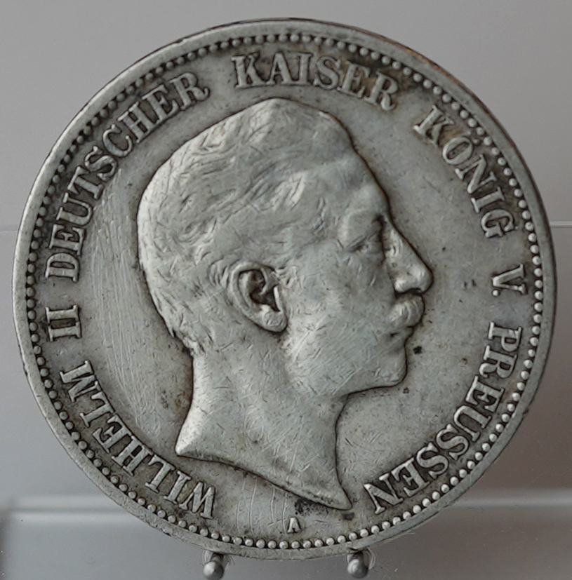 PREUSSEN 5 Mark 1900 A, Jaeger 104