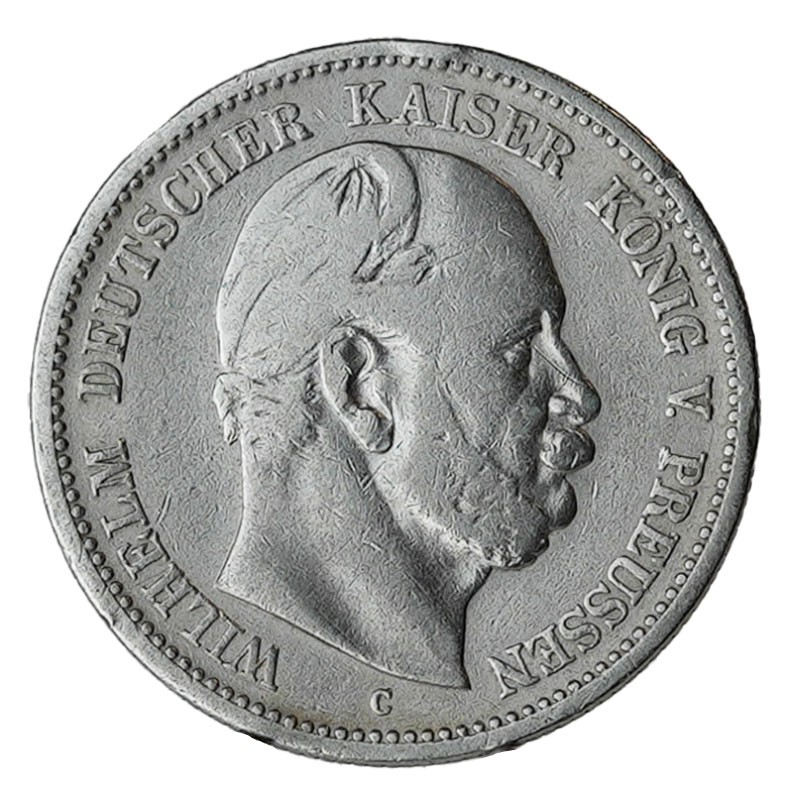 PREUSSEN 2 Mark 1876 C, Jaeger 96