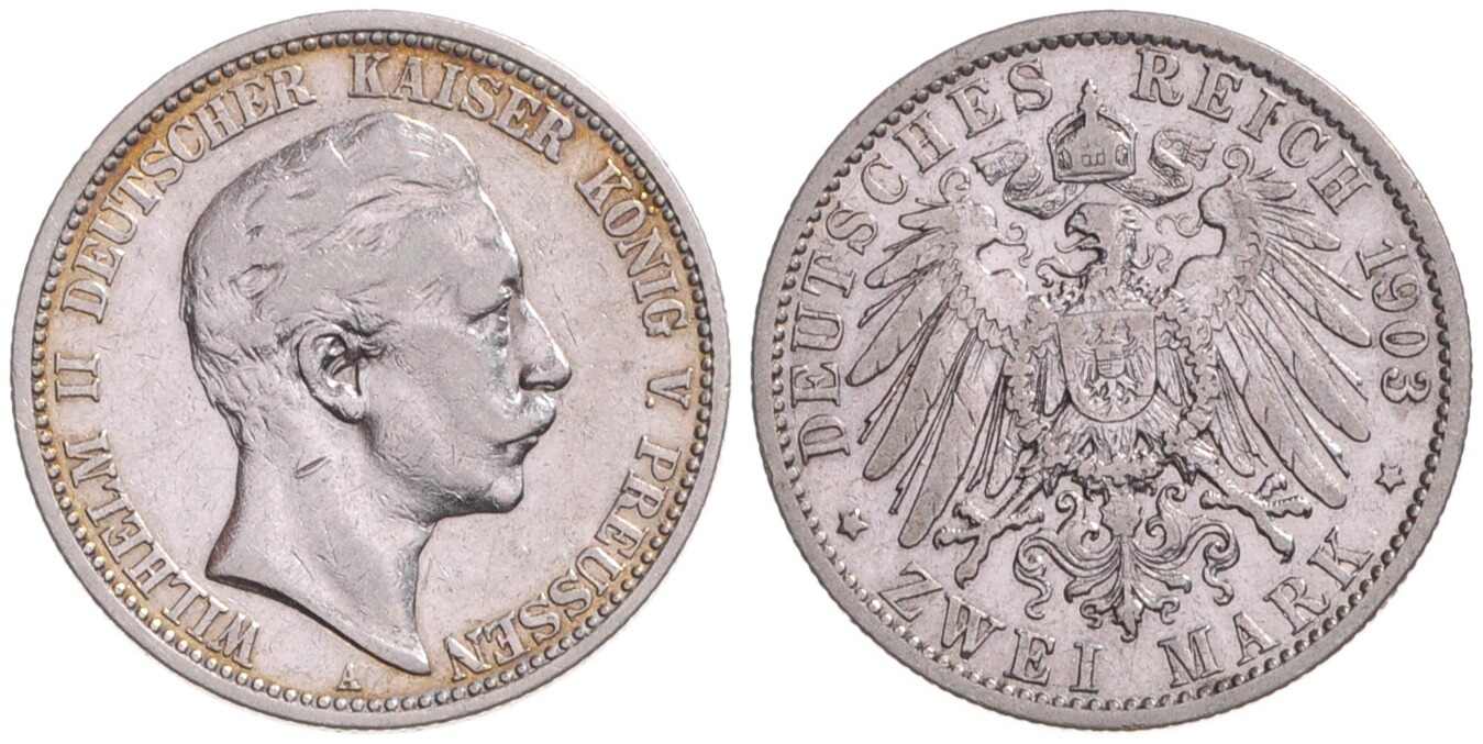 PREUSSEN 5 Mark 1903 A Jaeger 104