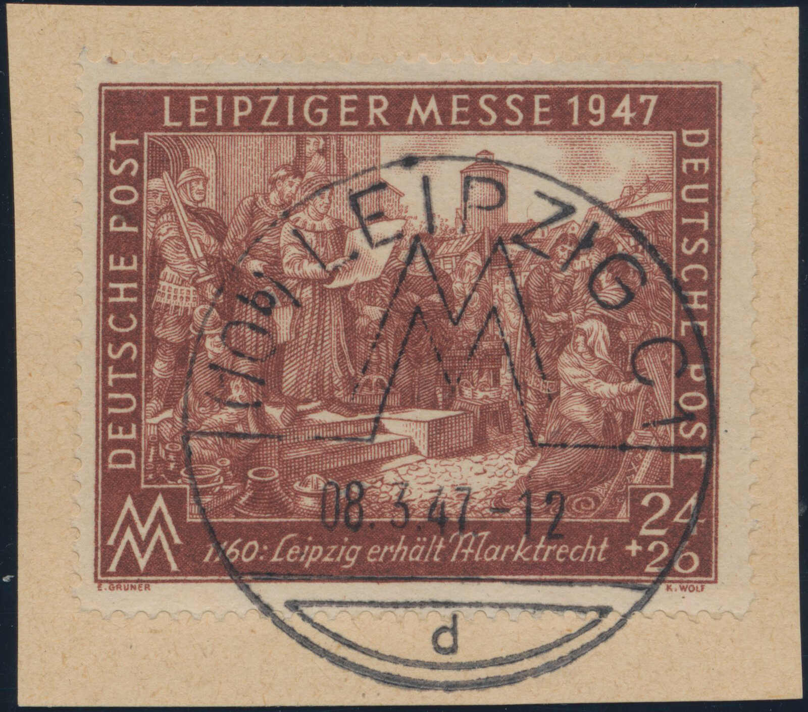ALL.BES. 1947 MiNr. 941 I E