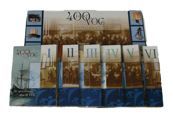 NIEDERLANDE 400 Jahre VOC Komplettset mit 6 Kursmünz-Sondersätzen NIEDERLANDE 400 Jahre VOC Komplettset mit 6 Kursmünz-Sondersätzen