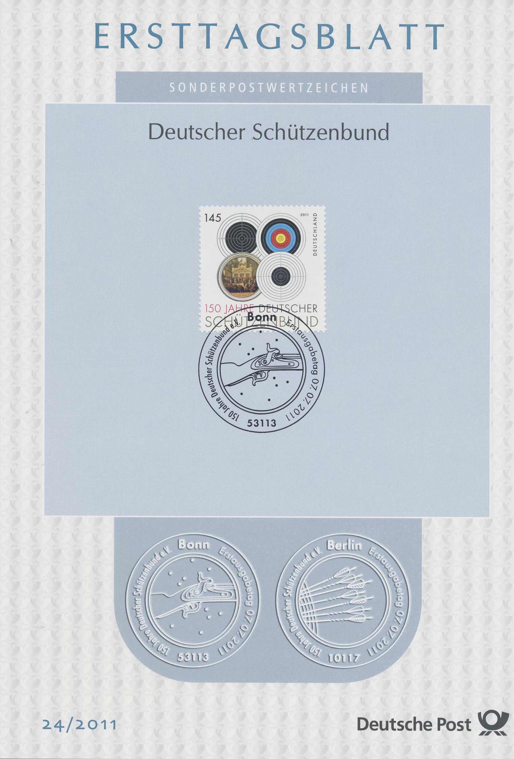 BRD Ersttagsblätter Jahrgang 2011