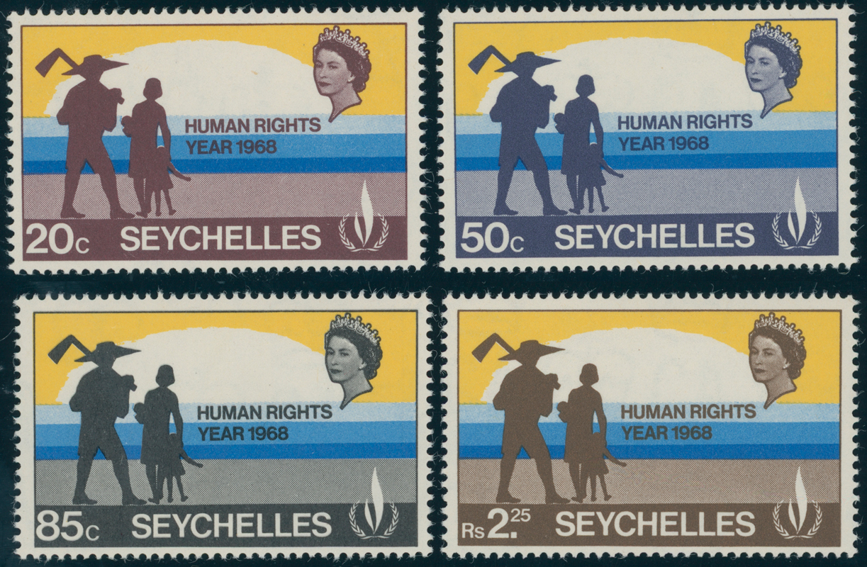 SEYCHELLEN 1968 MiNr. 246-249