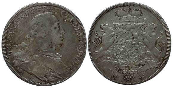 BAYERN Konventionstaler 1755