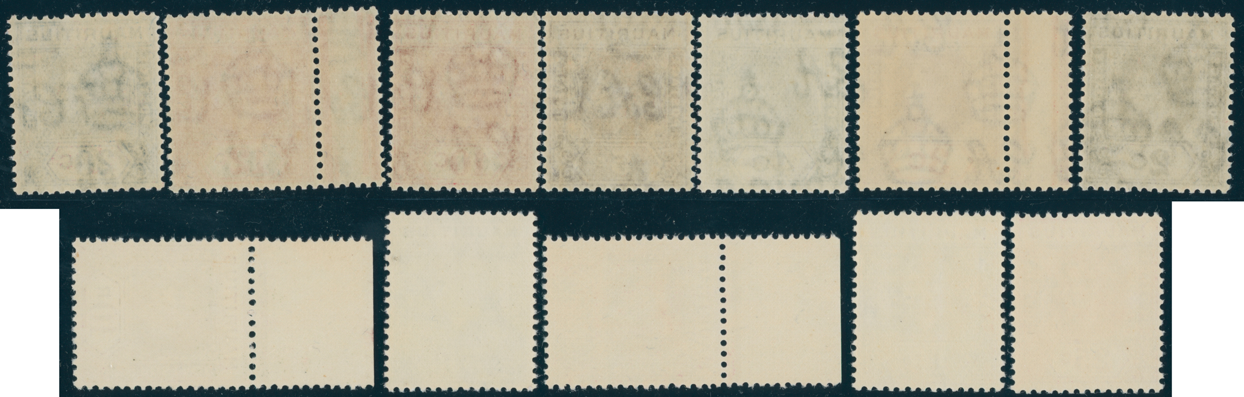 Mauritius 1938 MiNr. 203-214