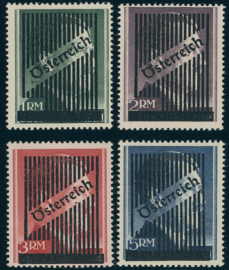 ÖSTERREICH 1945 MiNr. V a-d