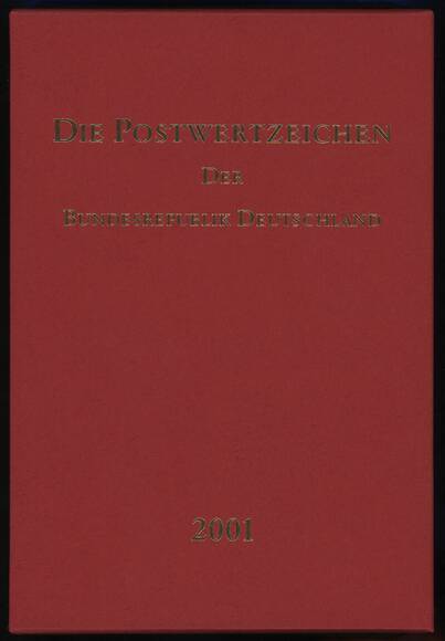 BRD 2001 Jahreszusammenstellung Jahrbuch