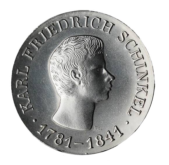 DDR 10 Mark 1966 Karl Friedrich Schinkel Jaeger 1517