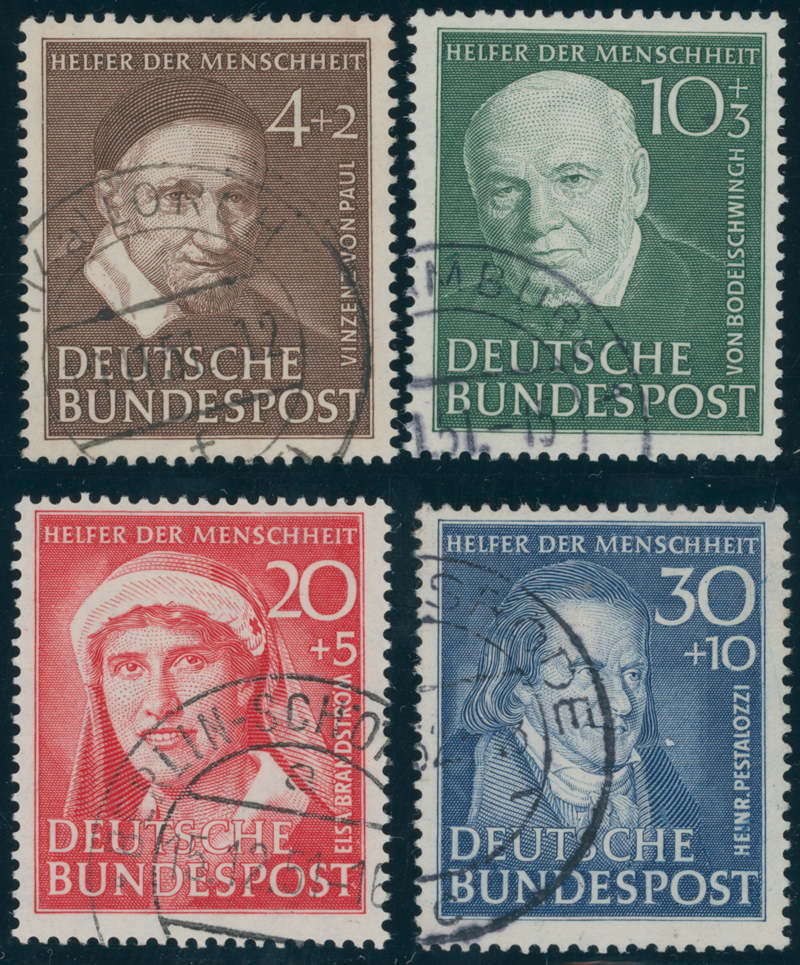 BRD 1951 MiNr. 143-146