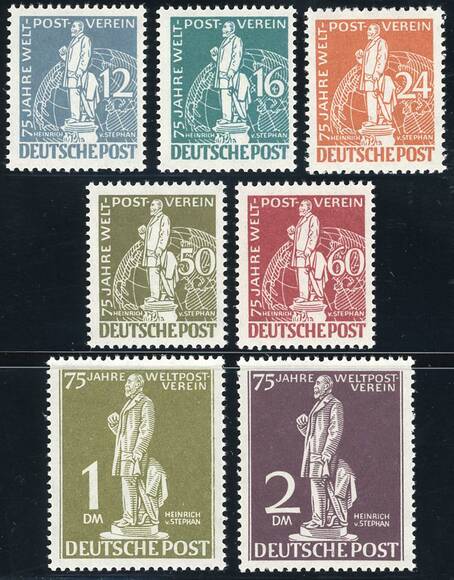 BERLIN 1949 MiNr. 35-41 BERLIN 1949 MiNr. 35-41