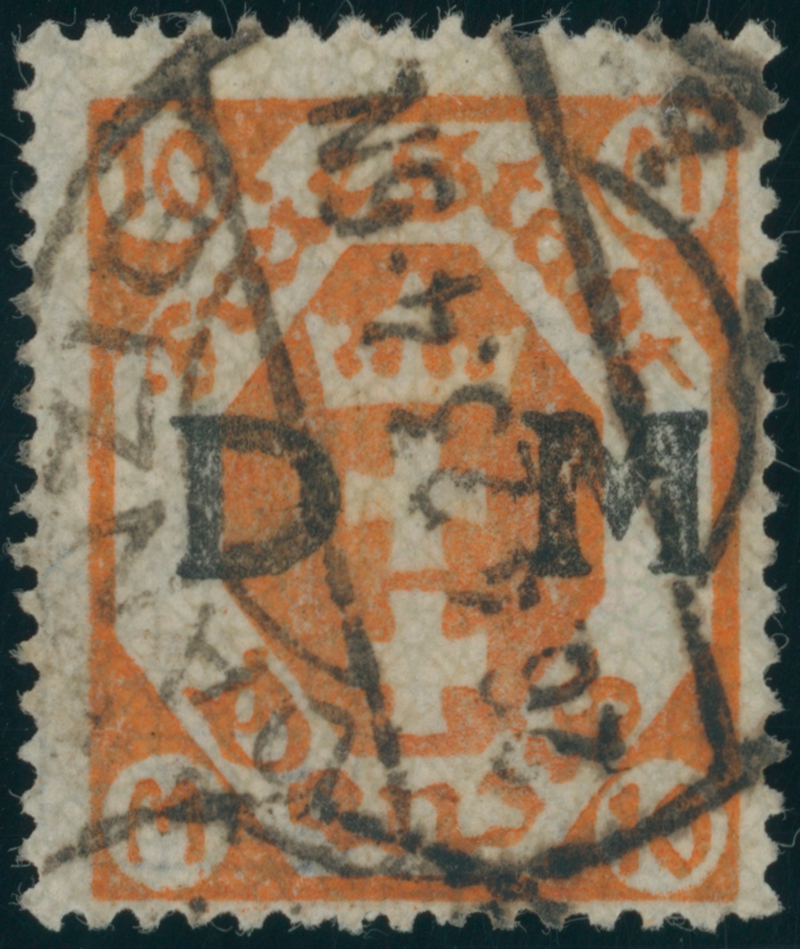 DANZIG DIENST 1922 MiNr. D 31 X
