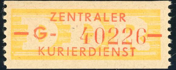 DDR-Dienst MiNr. B 16 G N
