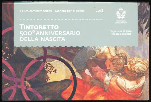 SAN MARINO 2 Euro 2018 Tintoretto