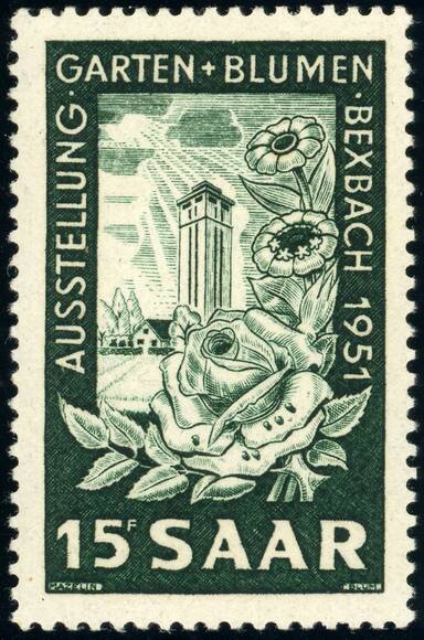 SAARLAND 1951 MiNr. 307