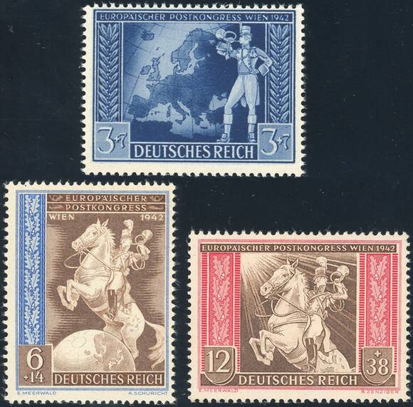 DR 1942 MiNr. 820-822