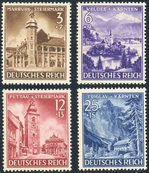 Deutsches Reich 1941 MiNr. 806-809