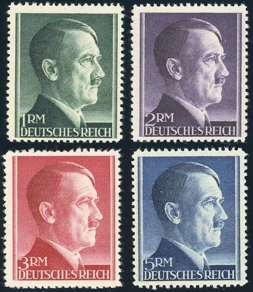 Deutsches Reich 1941 MiNr. 799-802 A