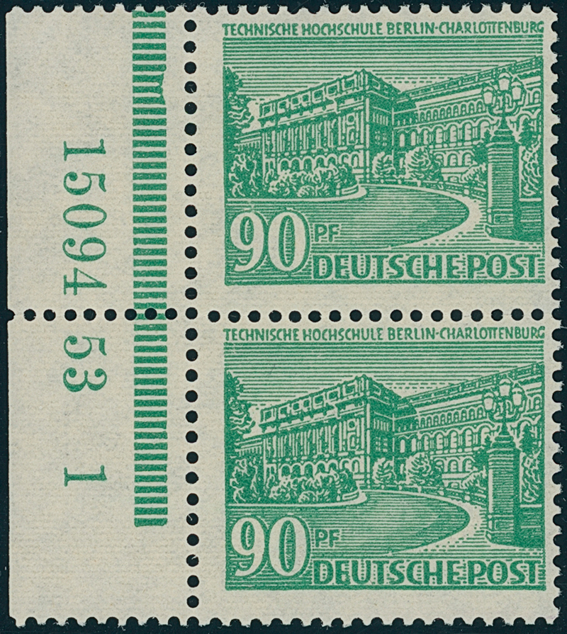 BERLIN 1949 MiNr. 56 HAN "15094.53 1" BERLIN 1949 MiNr. 56 HAN "15094.53 1"