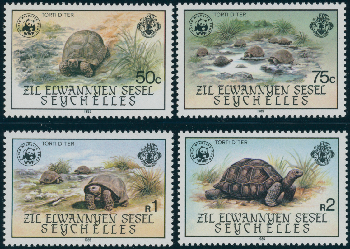 SEYCHELLEN-ÄUßERE SEYCHELLEN 1985 MiNr. 104-107