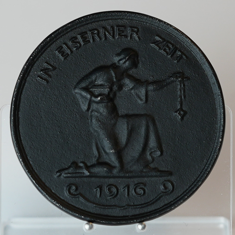 SPENDENMEDAILLE In Eiserner Zeit 1916 Top-Erhaltung 