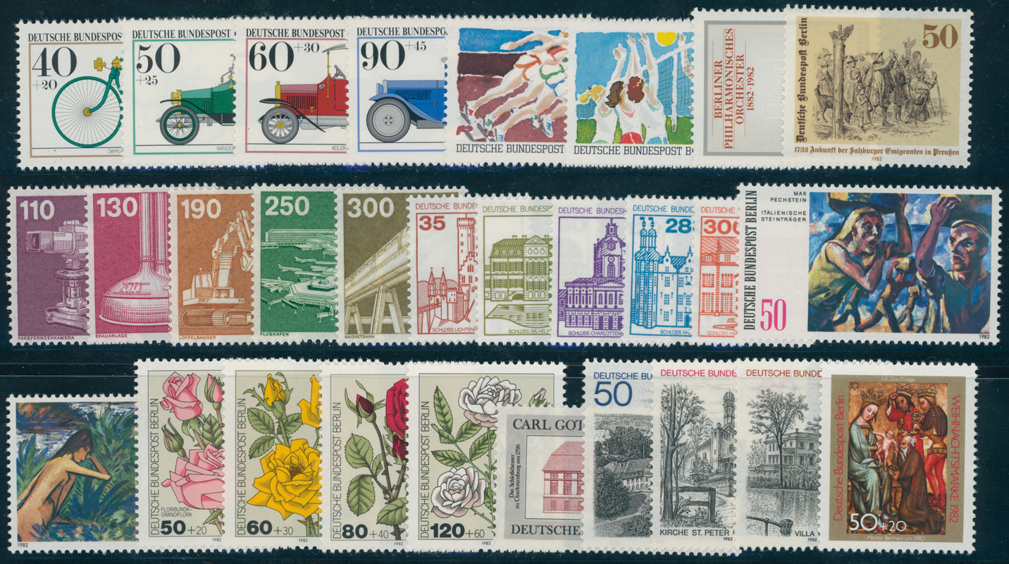 BERLIN 1982 Jahrgang komplett