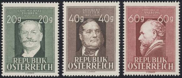 ÖSTERREICH 1948 MiNr. 855-857