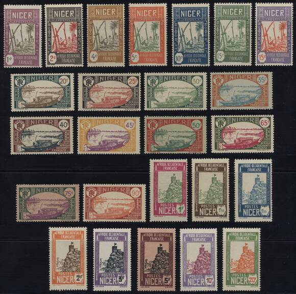 FRANZÖSISCH-NIGER 1926 MiNr. 29-53
