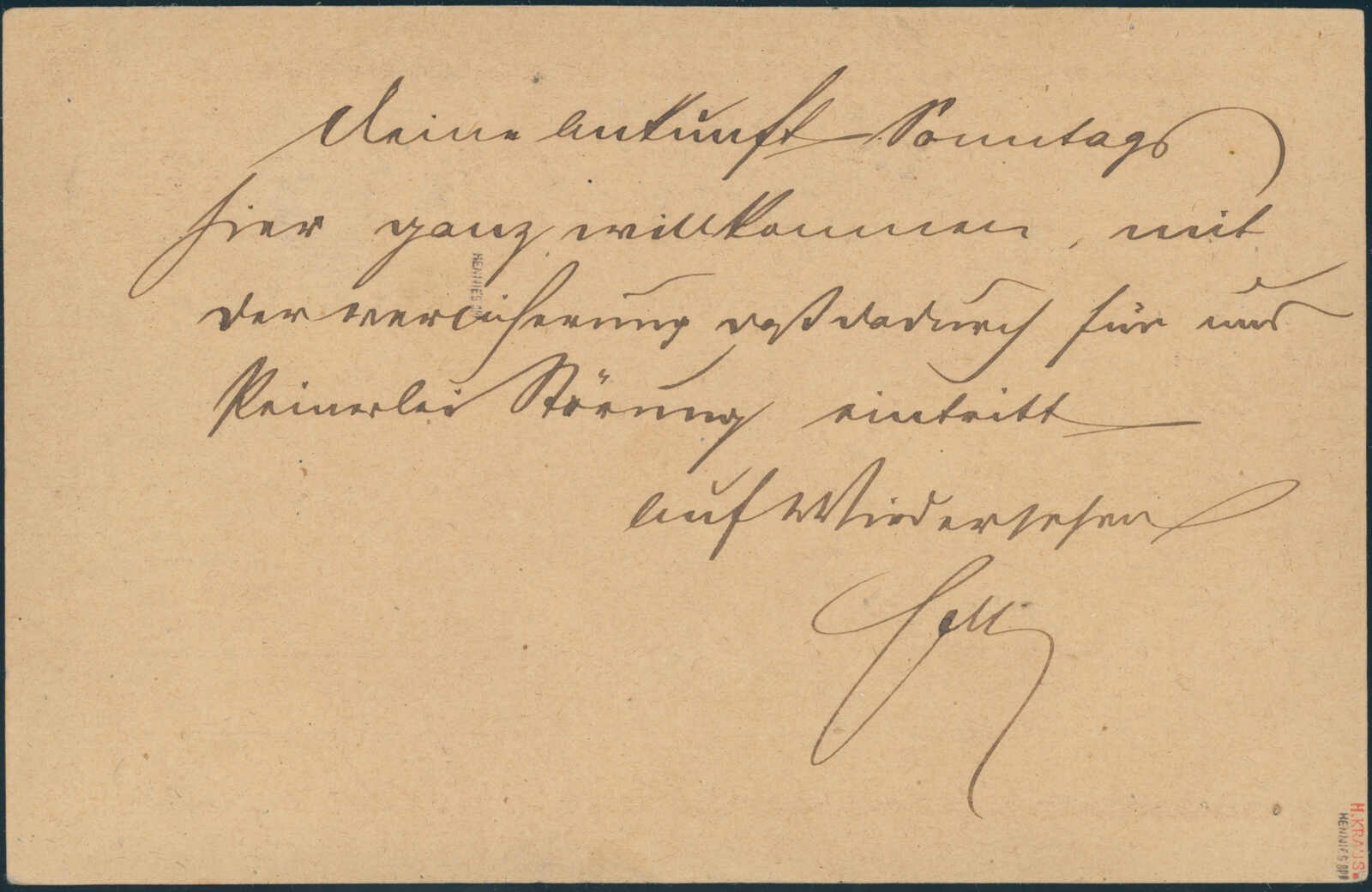 DEUTSCHES REICH 1872/1873 MiNr. 23 a auf Ganzsachenkarte 2 Kreuzer P 2