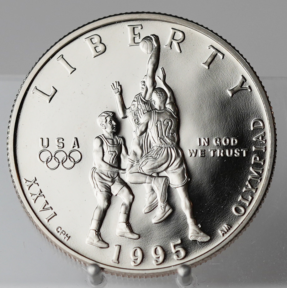 USA Half Dollar 1995 Olympische Spiele 1996 in Atlanta PP