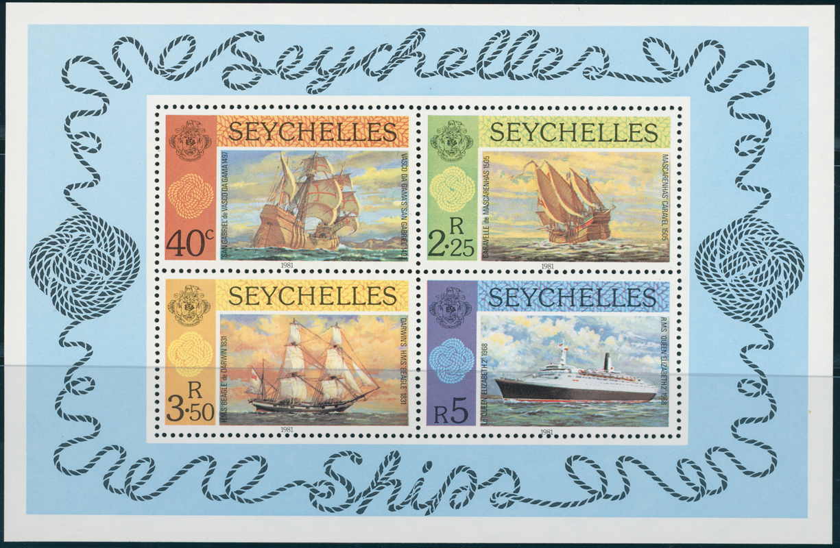 SEYCHELLEN 1981 Block 16